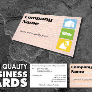 Full Colour Double Sided Business Cards for Builders incDesign BCard_00084