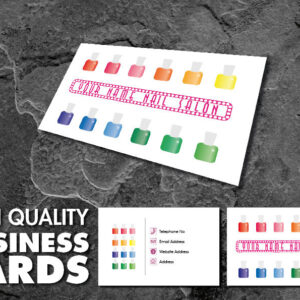 Full Colour Double Sided Business Cards for Nail Salon BCard_00075