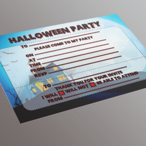 Halloween Party - 20 A5 Invitation Pack