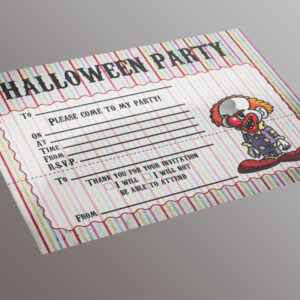 Halloween Party Invitation - 20 A5 Invitation Pack