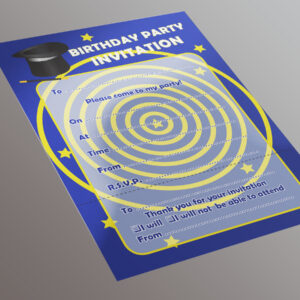 Magic Party Invitation - 20 A5 Invitation Pack