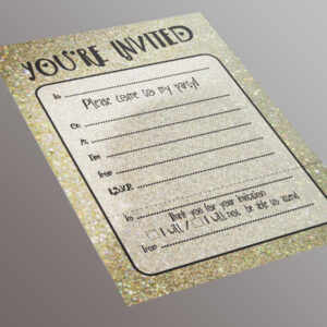 Party Invitation, You're Invited - 20 A5 Invitation Pack