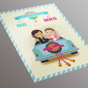 Save The Date Wedding Invitation - 20 A5 Invitation Pack
