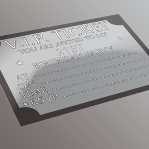 V.I.P Birthday Party Invite - 20 A5 Invitation Pack